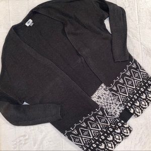 Baggy knitted sweater